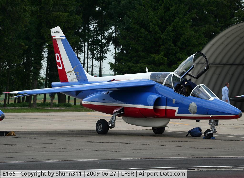 E165, Dassault-Dornier Alpha Jet E C/N E165, Used as a demo aircraft during LFSR Airshow 2009
