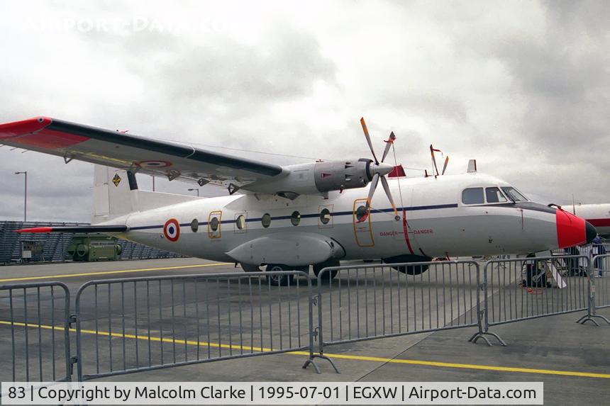 83, Aerospatiale N-262D-51 Fregate C/N 83, Nord N-262A at RAF Waddington in 1995.