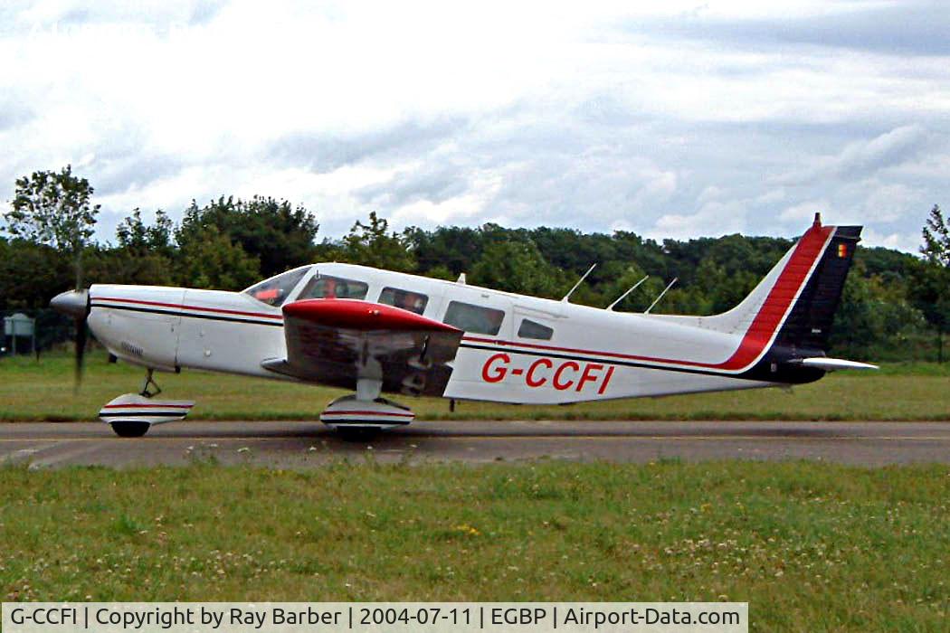 G-CCFI, 1974 Piper PA-32-260 Cherokee Six Cherokee Six C/N 32-7400002, Piper PA-32-260 Cherokee Six [32-7400002] Kemble~G 11/07/2004. Seen taxiing out for departure.