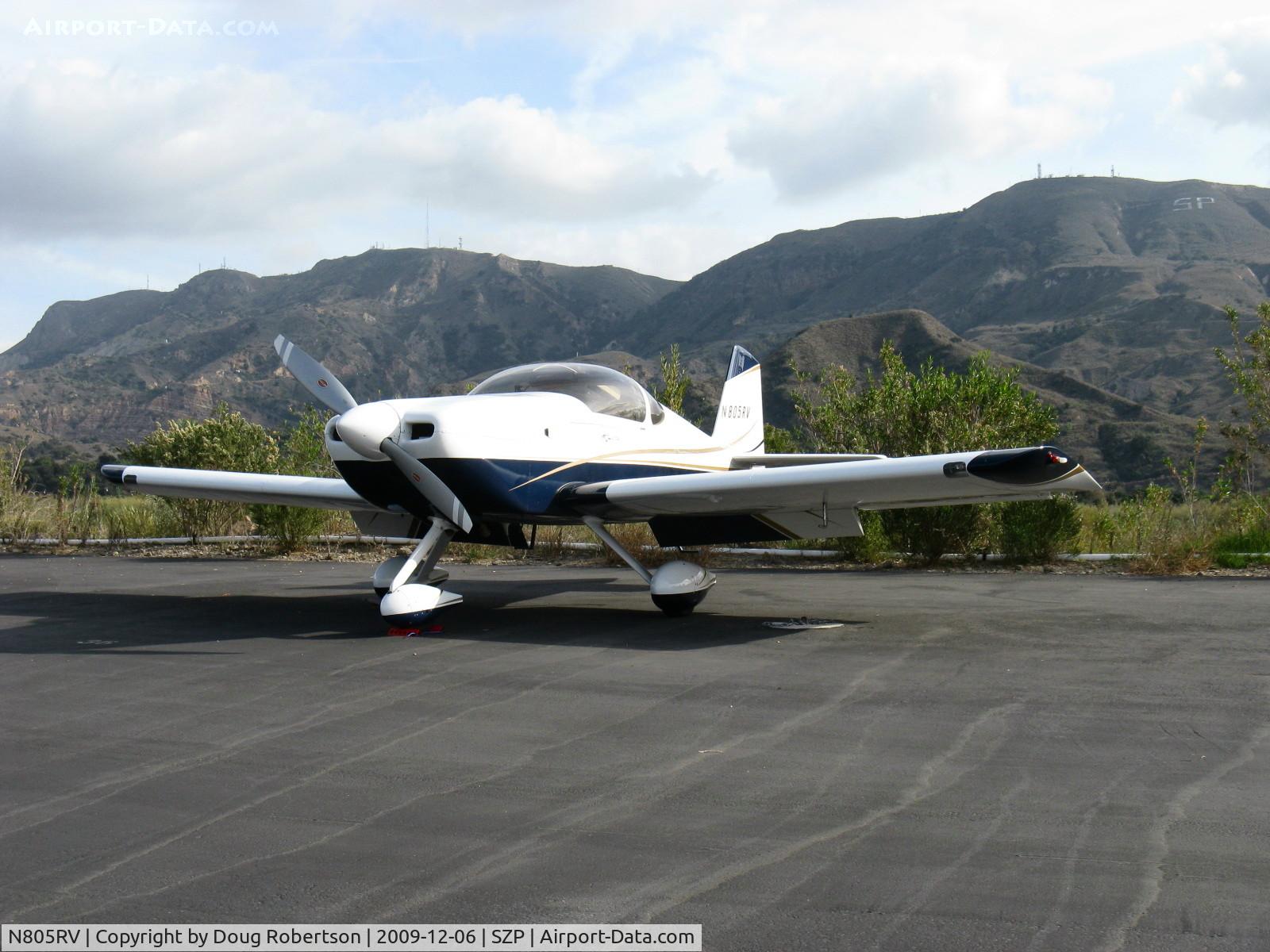 N805RV, 2007 Vans RV-6A C/N 25686, 2007 Dierenfield VAN's RV-6A, Lycoming  Aero Sport IO-390-X 210 Hp