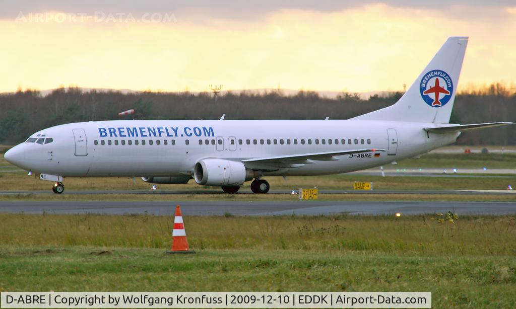 D-ABRE, 1995 Boeing 737-46J C/N 27826, Bremenfly