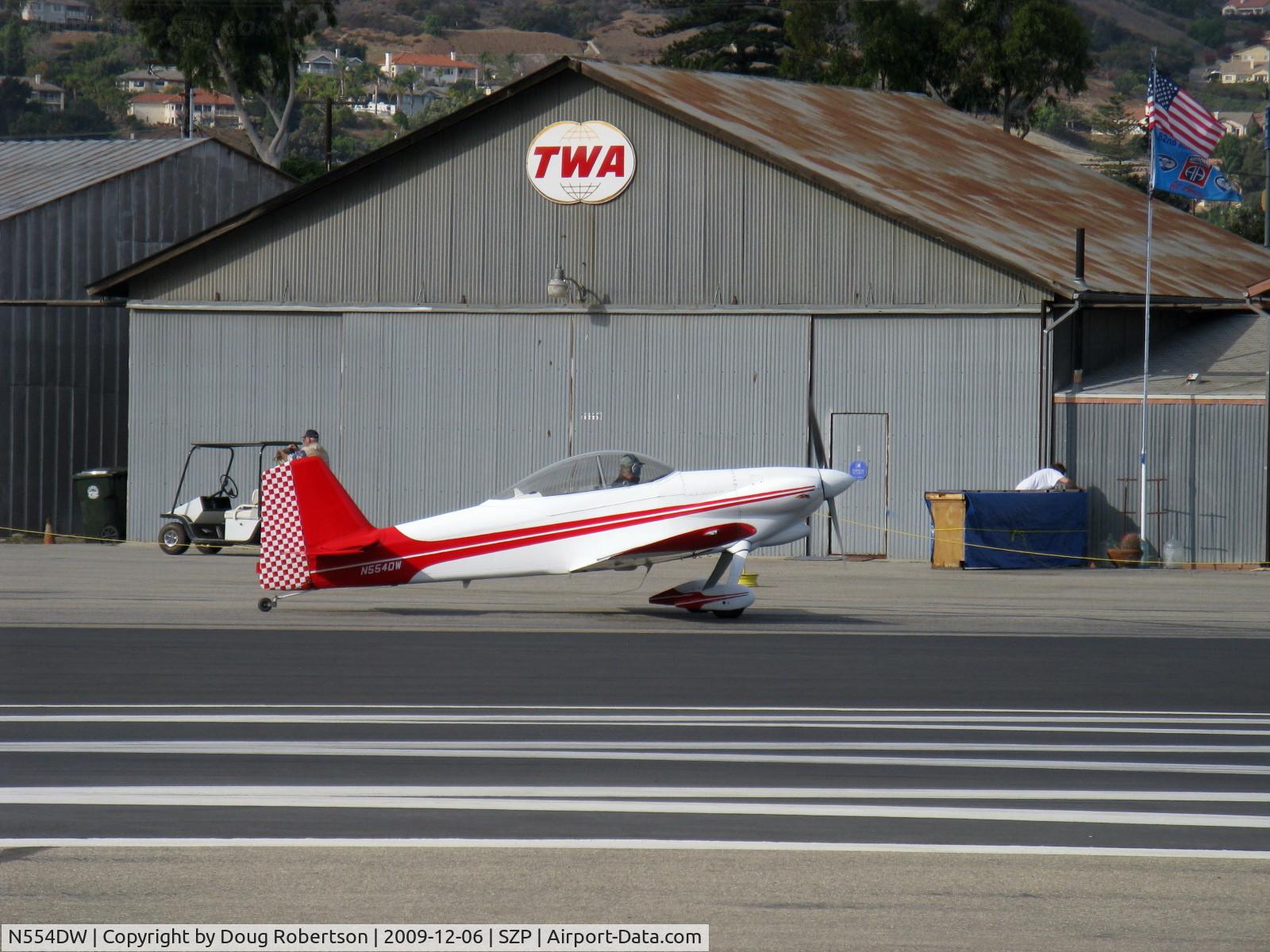 N554DW, 1999 Vans RV-4 C/N 554, 1999 Warne VAN's RV-4, Lycoming O-360-A1D 180 Hp, holding short Rwy 22
