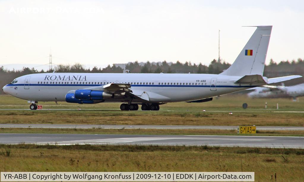 YR-ABB, 1974 Boeing 707-3K1C C/N 20804, Romavia