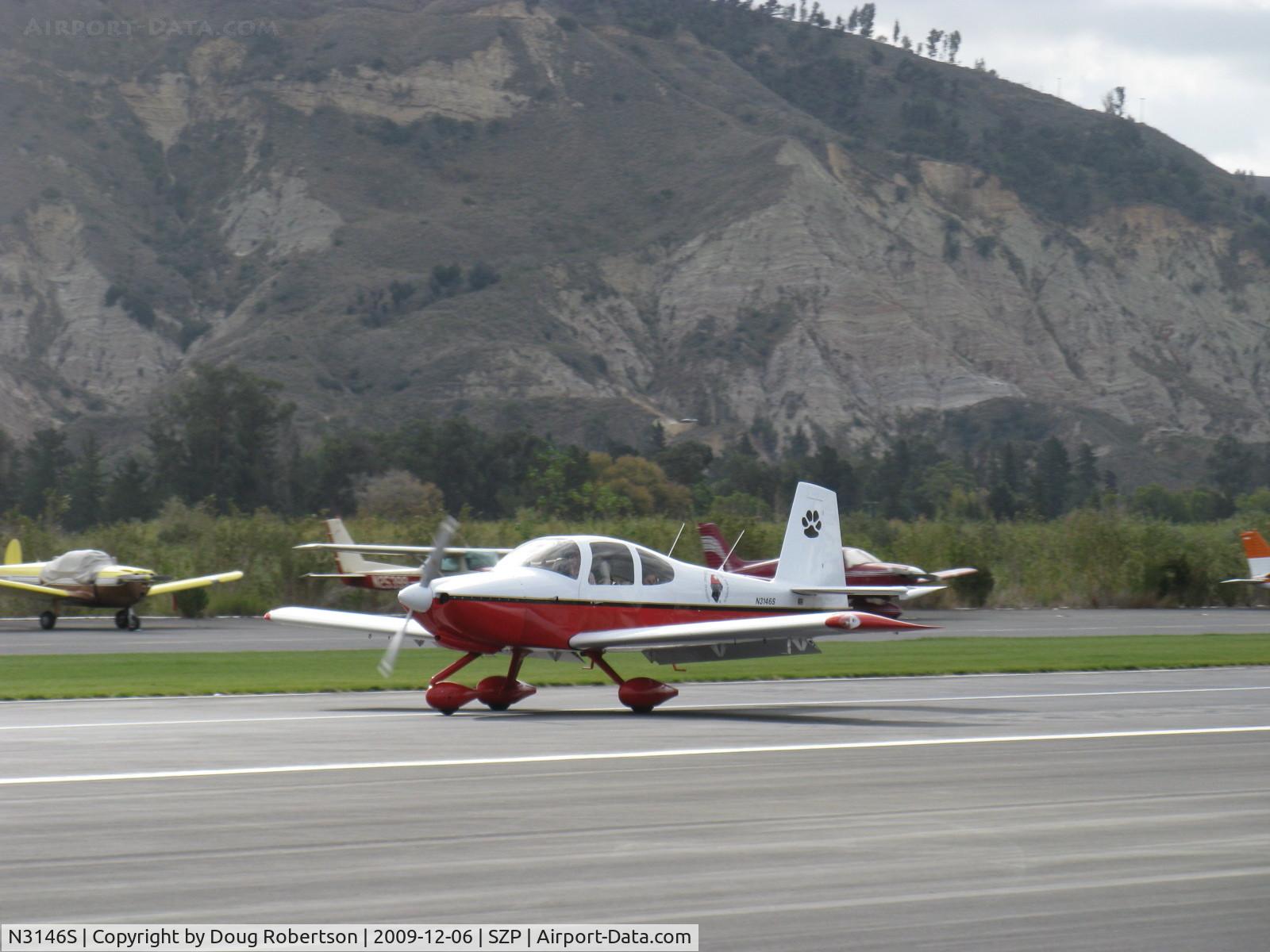N3146S, 2005 Vans RV-10A C/N 40047, 2005 Nys VAN's RV-10A, Lycoming IO-540, landing roll Rwy 04