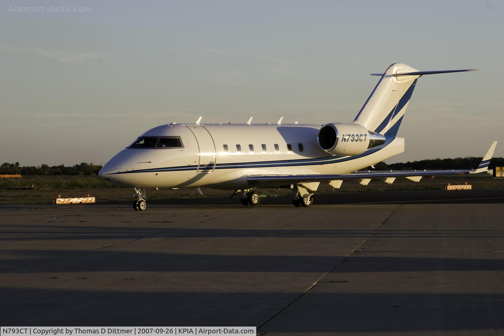 N793CT, 2006 Bombardier Challenger 604 C/N 5643, N793CT enroute to the hangar