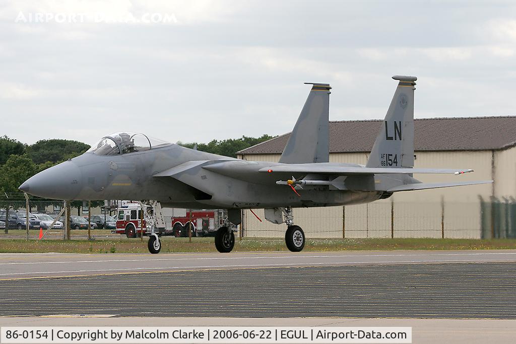 86-0154, 1986 McDonnell Douglas F-15C Eagle C/N 1001/C382, McDonnell Douglas F-15C Eagle