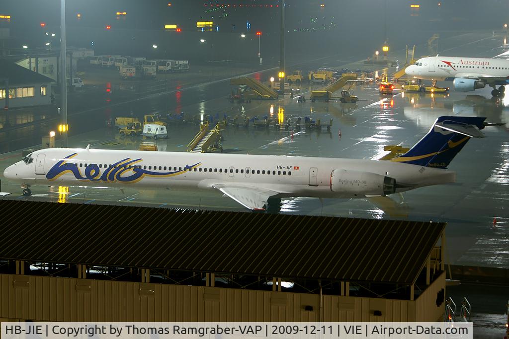 HB-JIE, 1996 McDonnell Douglas MD-90-30 C/N 53461, Hello MDD MD90