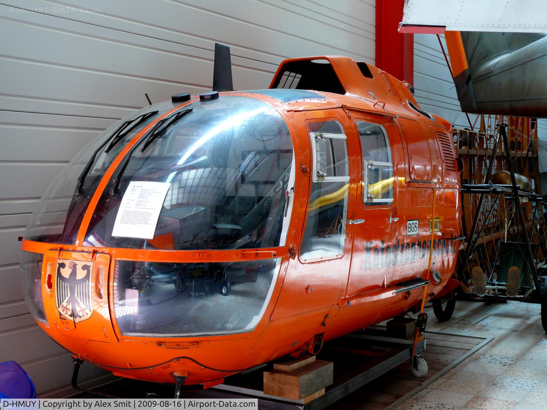 D-HMUY, MBB Bo-105C C/N S-133, MBB Bo105C D-HMUY Bundesministerium furs Innere Katastrophenschutz Hermerskeil Museum Flugausstellung Junior