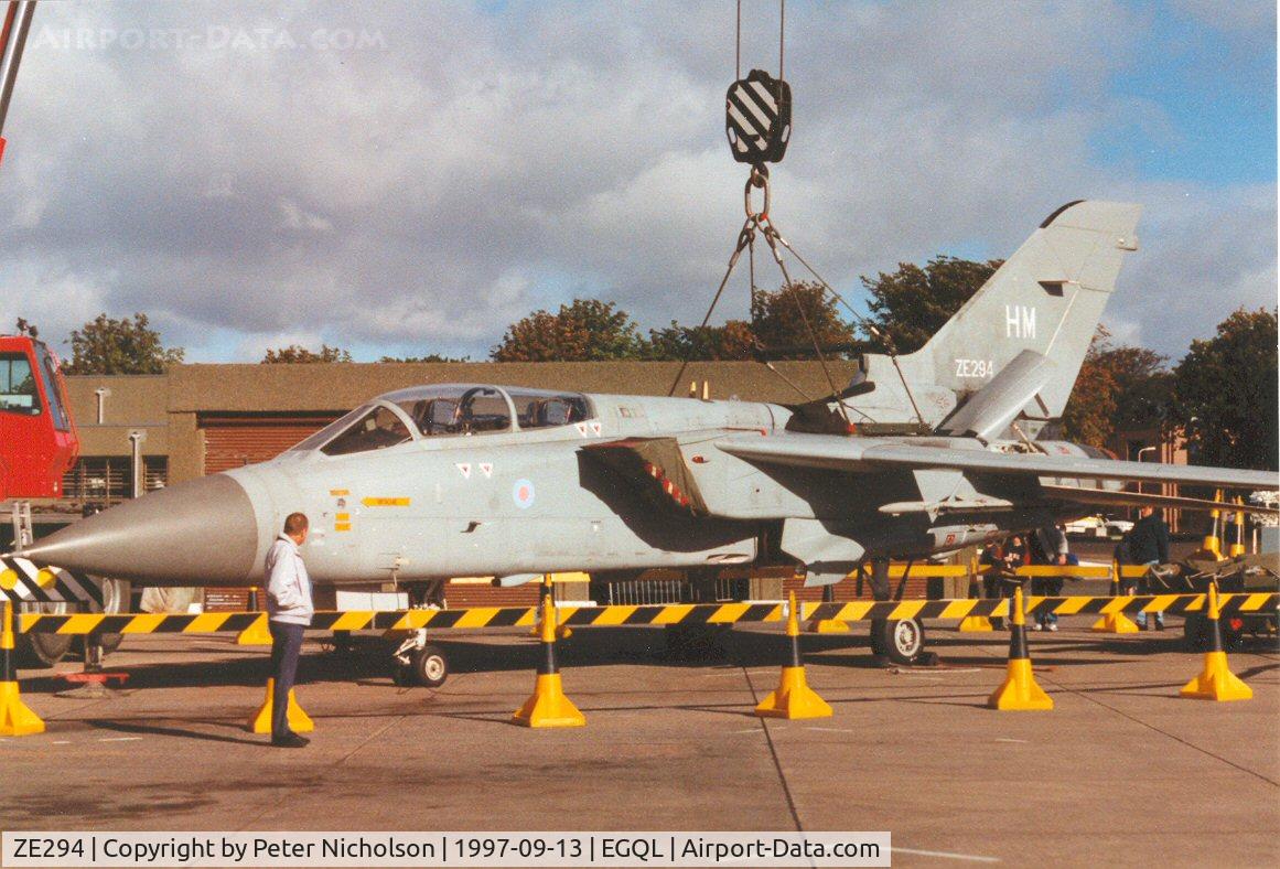 ZE294, 1987 Panavia Tornado F.3 C/N 631/AS039/3281, Tornado F.3 of 111 Squadron as displayed at the 1997 RAF Leuchars Airshow.