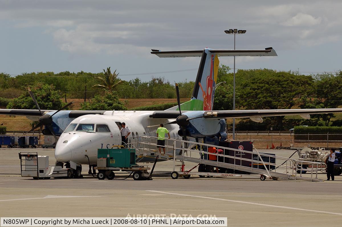 N805WP, 1993 De Havilland Canada DHC-8-103 Dash 8 C/N 353, At HNL