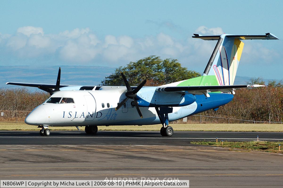 N806WP, 1993 De Havilland Canada DHC-8-103 Dash 8 C/N 357, At Molokai, HI