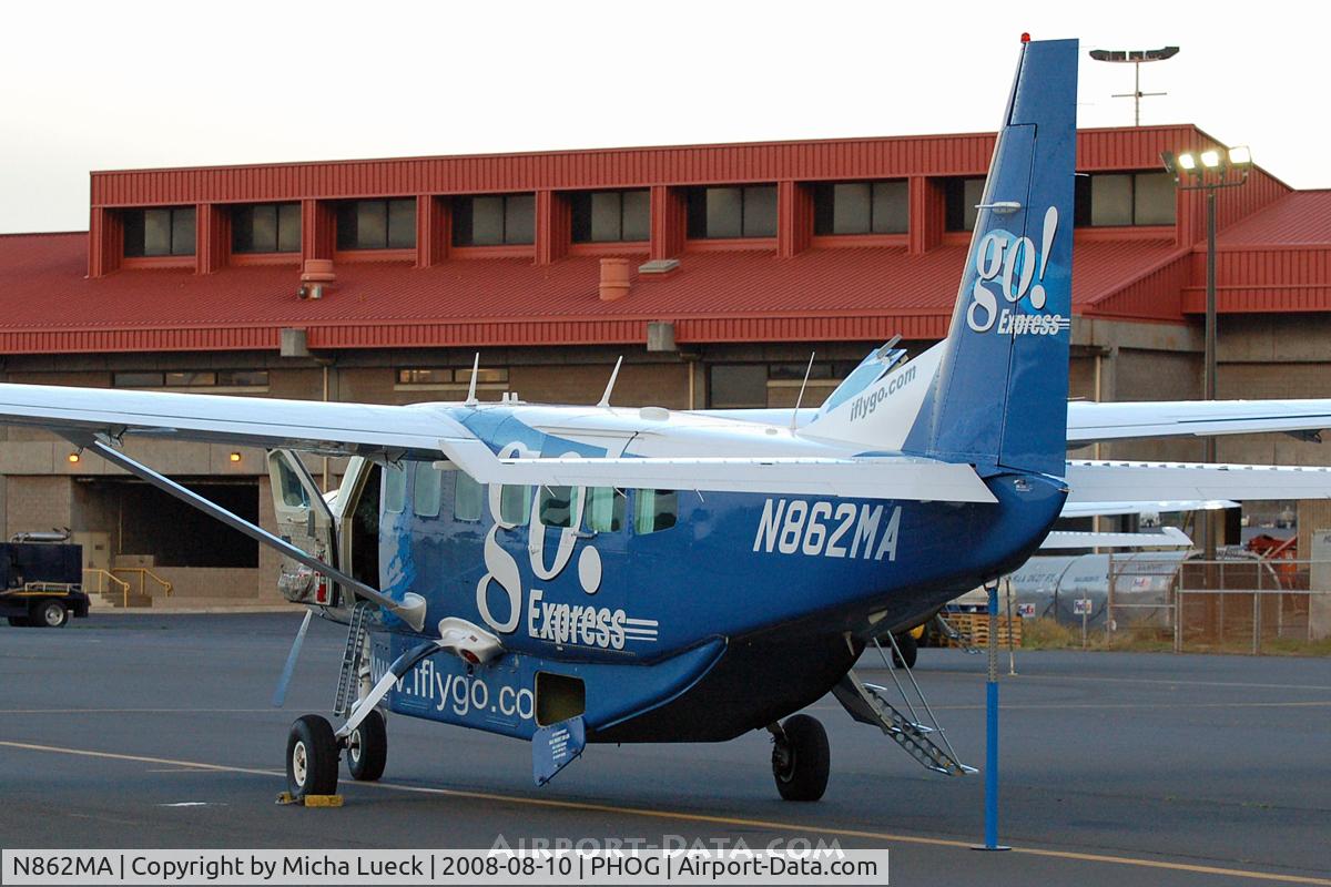 N862MA, 2005 Cessna 208B Grand Caravan C/N 208B1138, At Maui