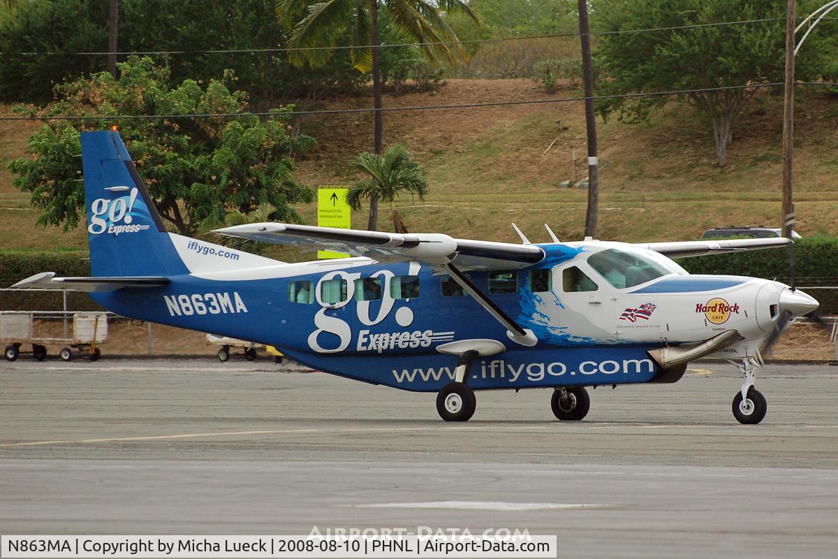 N863MA, 2004 Cessna 208B Grand Caravan C/N 208B1049, At Honolulu
