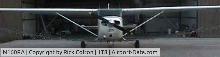 N160RA, 1977 Cessna 172N C/N 17268851, Texas based in the late 90's, working hard with a  skysign