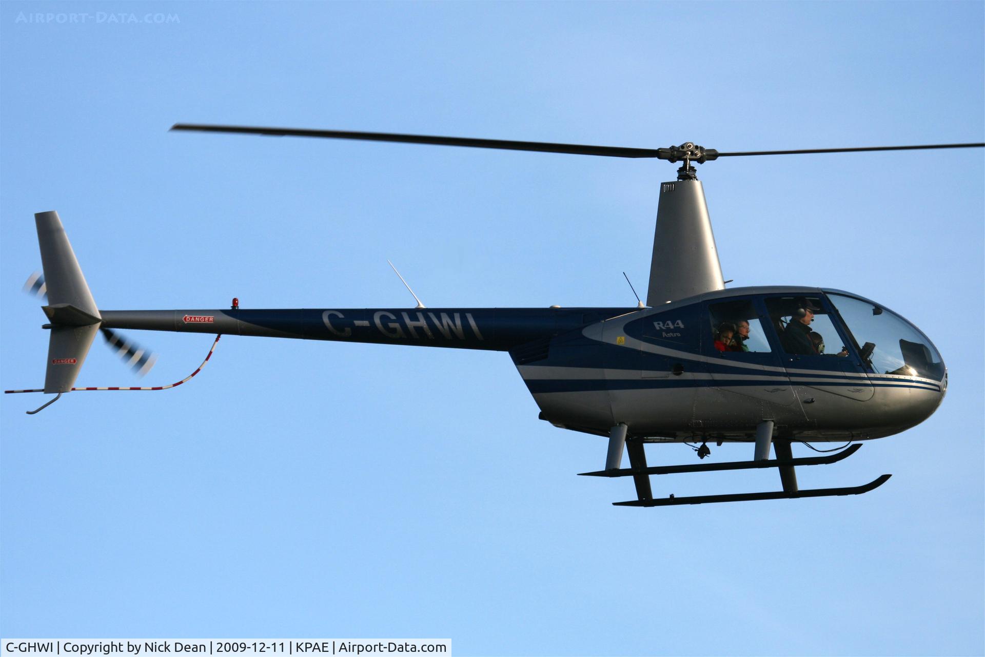 C-GHWI, 1999 Robinson R44 C/N 0660, KPAE