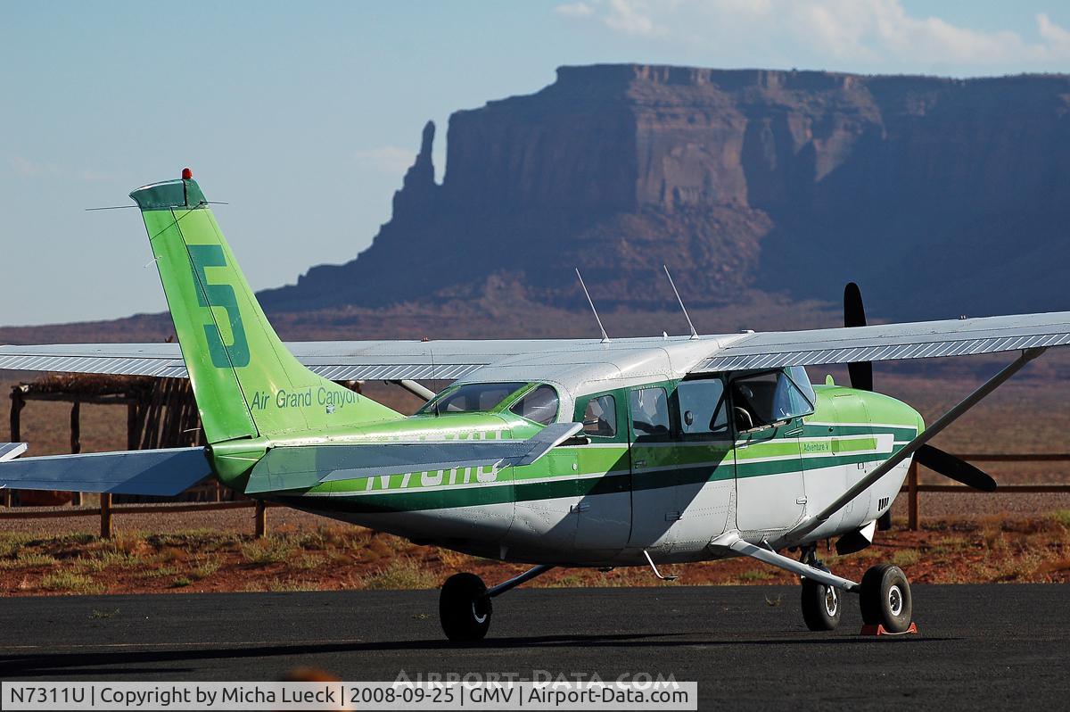 N7311U, 1977 Cessna T207A Turbo Stationair 7 C/N 20700395, At Monument Valley