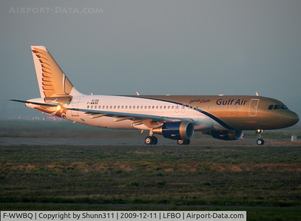 F-WWBQ, 2009 Airbus A320-214 C/N 4158, C/n 4158 - To be A9C-AF