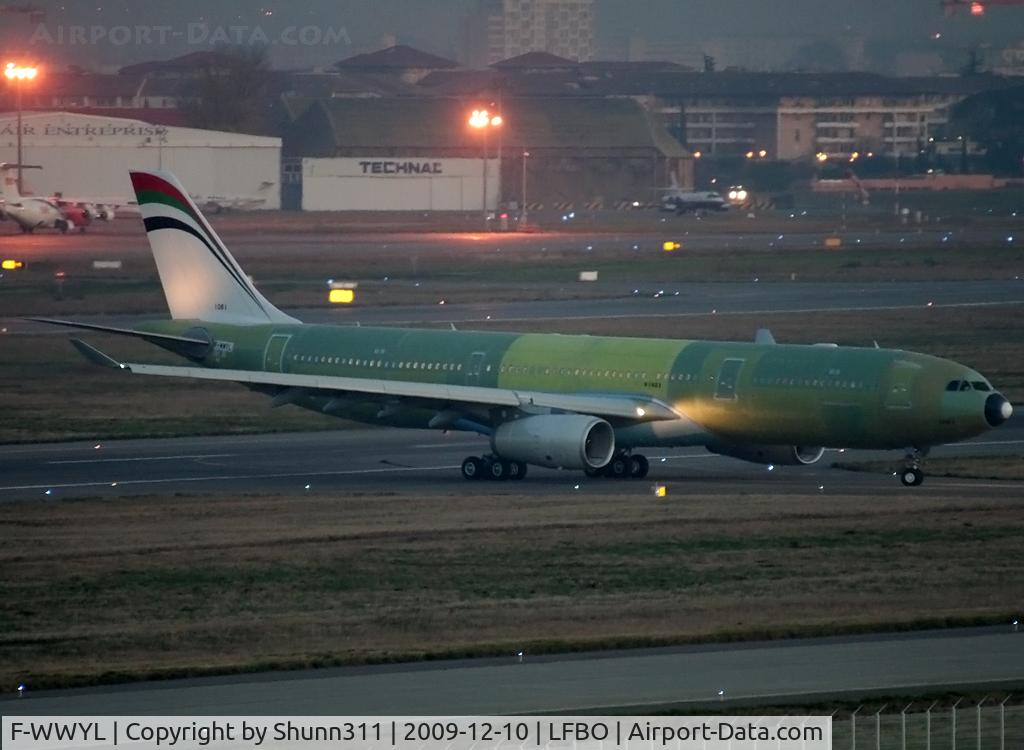 F-WWYL, 2009 Airbus A330-343X C/N 1081, C/n 1081 - For Etihad