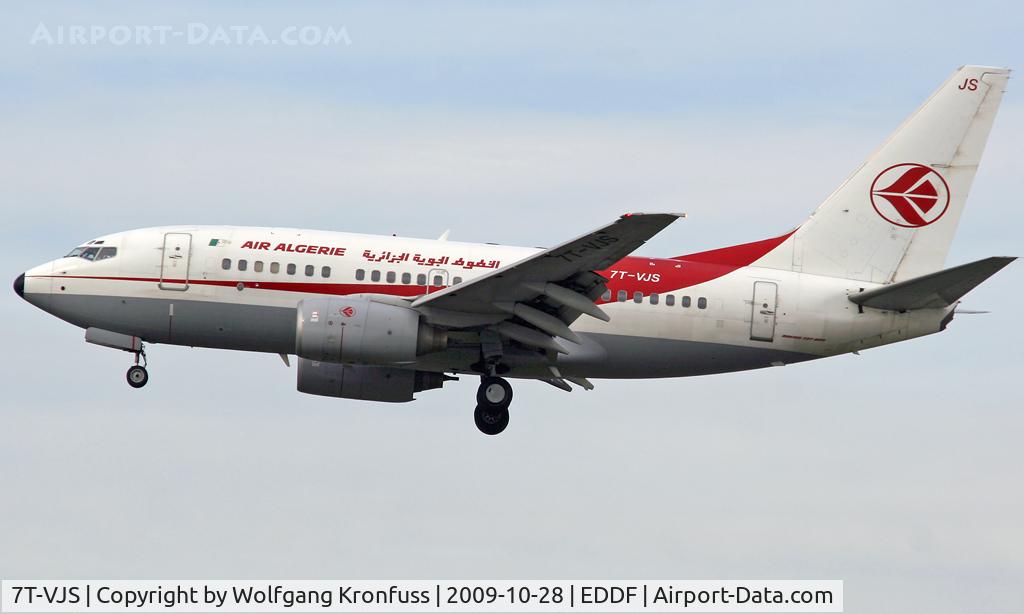 7T-VJS, 2002 Boeing 737-6D6 C/N 30210, Air Algerie