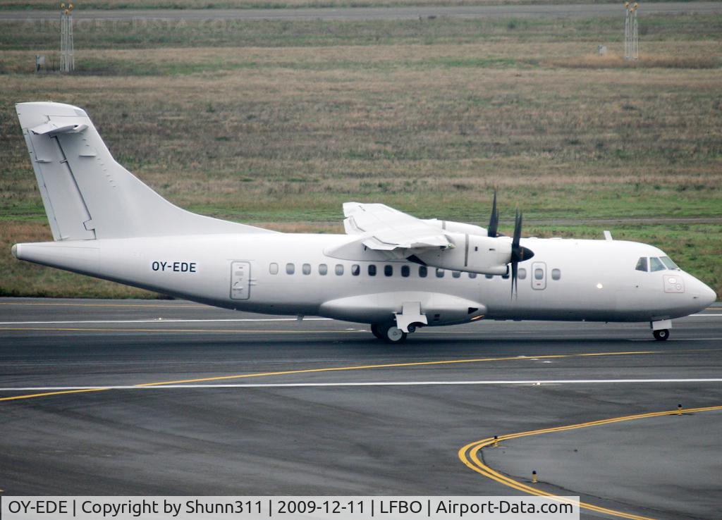 OY-EDE, 2001 ATR 42-512 C/N 614, Certainly the first ATR42-500 for Danu Oro Transportas... Delivery to Nordic Aviation Capital... Ex. F-WKVB / F-OHJJ