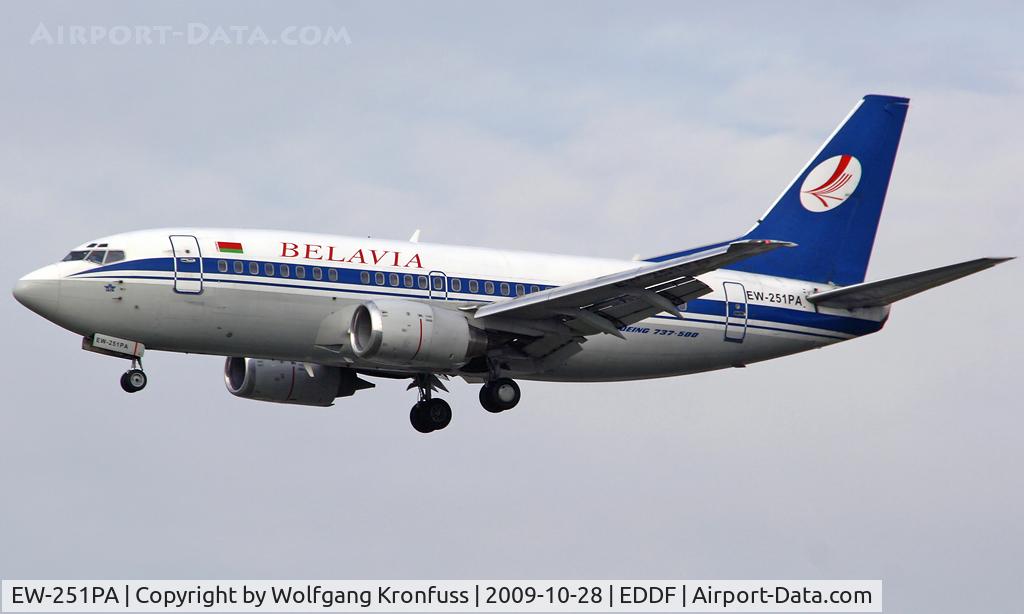 EW-251PA, 1997 Boeing 737-5Q8 C/N 27634/2889, Belavia