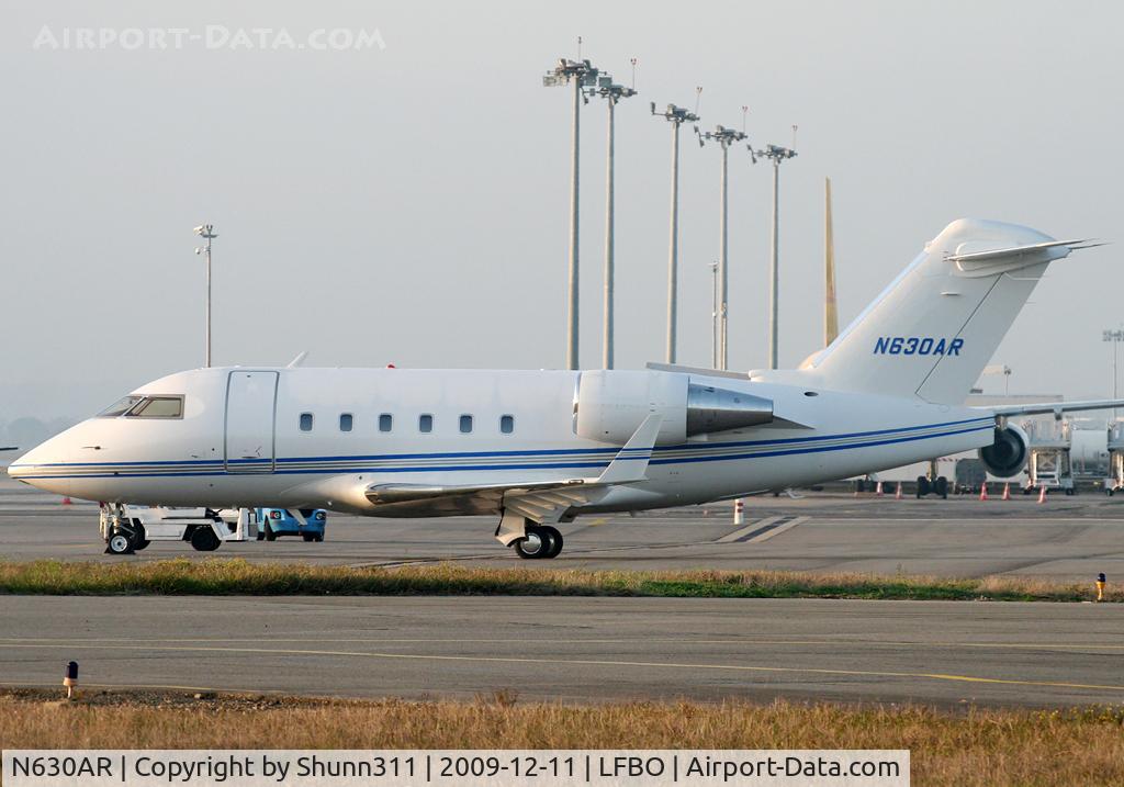 N630AR, 1993 Canadair Challenger 601-3R (CL-600-2B16) C/N 5140, Parked at the General Aviation area...