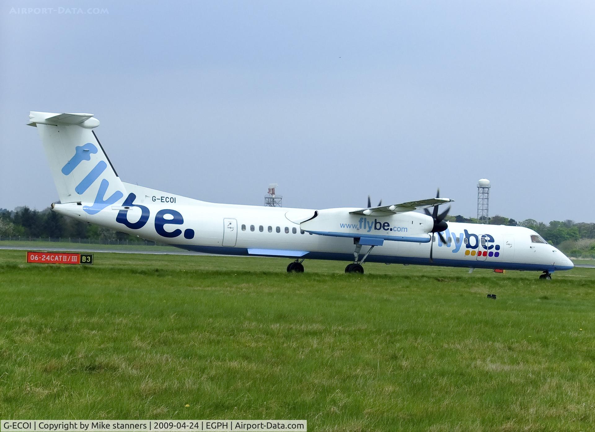 G-ECOI, 2008 De Havilland Canada DHC-8-402Q Dash 8 C/N 4224, Flybe Dash8Q-402 at EDI