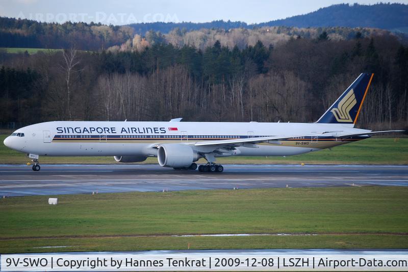 9V-SWO, 2008 Boeing 777-312/ER C/N 34580, Singapore Airlines Boeing 777-300