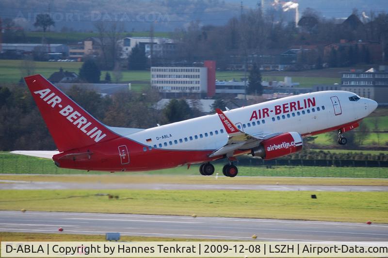 D-ABLA, 2007 Boeing 737-76J C/N 36114, Air Berlin Boeing 737-700