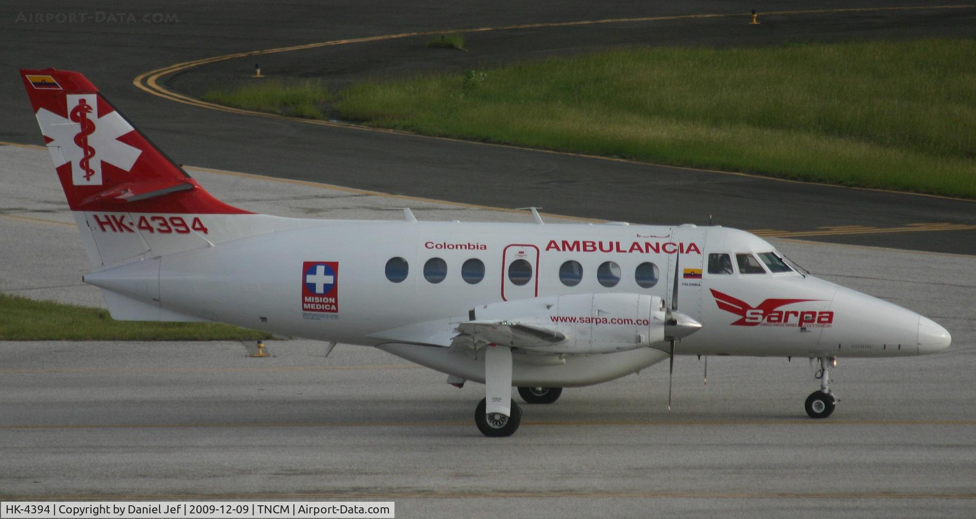 HK-4394, 1990 British Aerospace BAe-3201 Jetstream C/N 905, HK-4394 Airambulance taxing to holding point A befor take off
