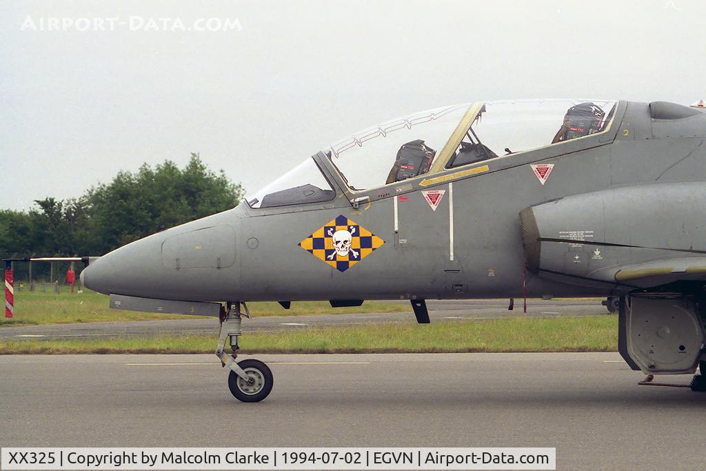 XX325, 1980 Hawker Siddeley Hawk T.1 C/N 169/312150, British Aerospace Hawk T1 at RAF Brize Norton's Photocall 94.
