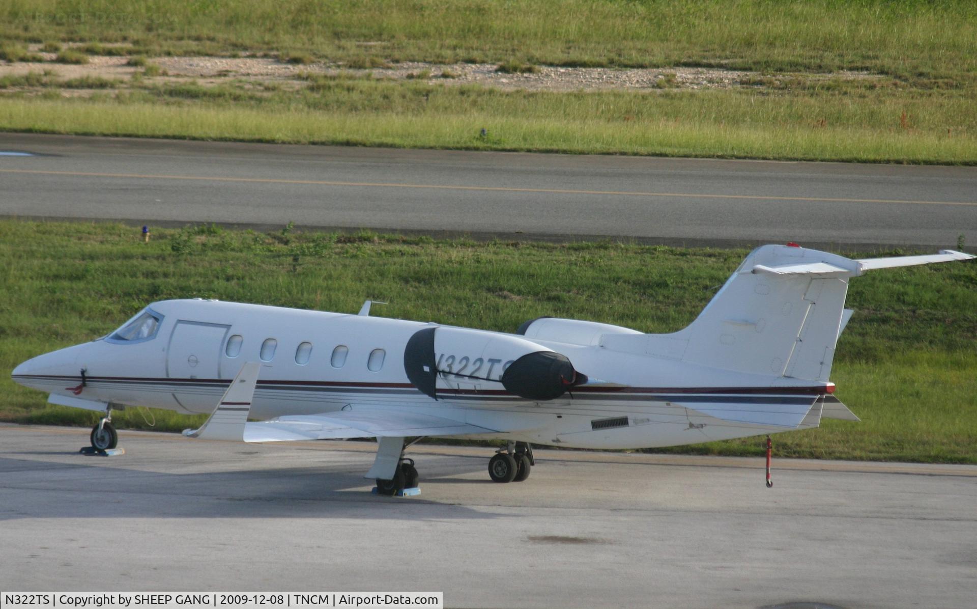 N322TS, 1988 Learjet 31 C/N 002, N322TS park at the cargo ramp