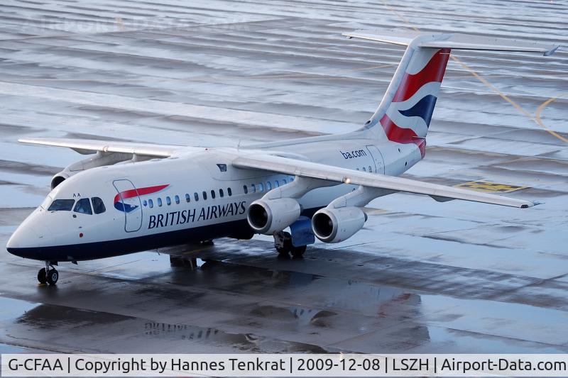 G-CFAA, 2000 British Aerospace Avro 146-RJ100 C/N E3373, British Airways AVRO 146-RJ100