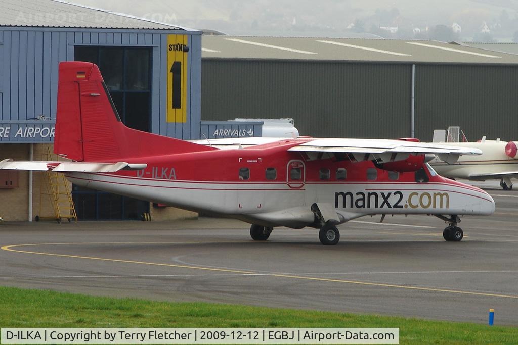 D-ILKA, 1982 Dornier 228-100 C/N 7005, German registered Dornier 228 operating the Saturday morning Gloucestershire - IOM service