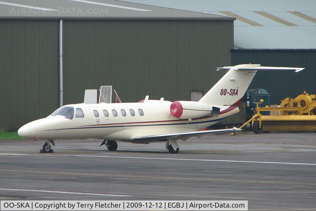 OO-SKA, 2002 Cessna 525A CitationJet CJ2 C/N 525A-0054, Cessna 525A at Staverton Airport