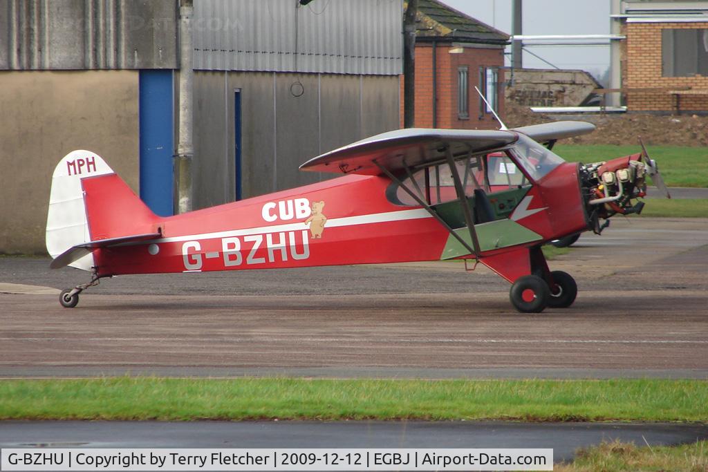 G-BZHU, 1982 Wag-Aero Sport Trainer C/N AACA/351, WAG-AERO SPORTS TRAINER on maintenance at Staverton