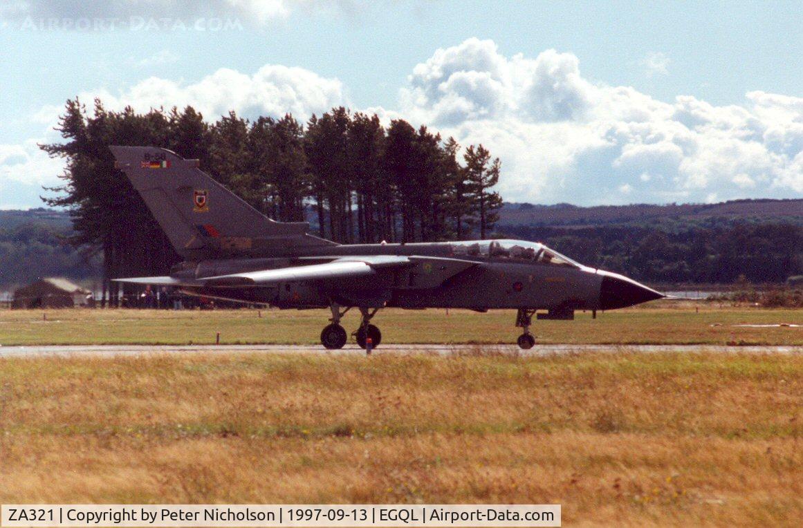 ZA321, 1980 Panavia Tornado GR.1 C/N 007/BS001/3003, Tornado GR.1 of the Tri-National Tornado Training Establishment at the 1997 RAF Leuchars Airshow.