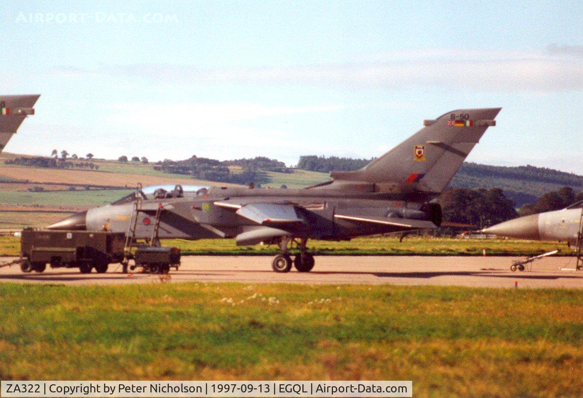 ZA322, 1980 Panavia Tornado GR.1 C/N 009/BS002/3004, Tornado GR.1 of TTTE - the Tri-National Tornado Training Establishment at RAF Cottesmore - on display at the 1997 RAF Leuchars Airshow.