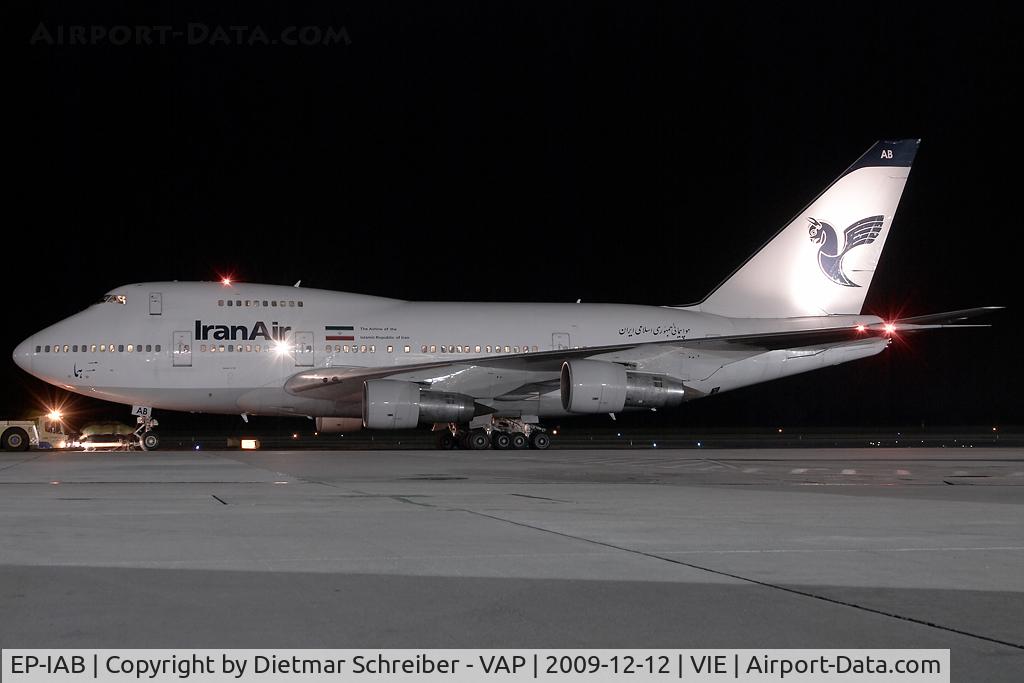 EP-IAB, 1976 Boeing 747SP-86 C/N 20999, Iran Air Boeing 747SP