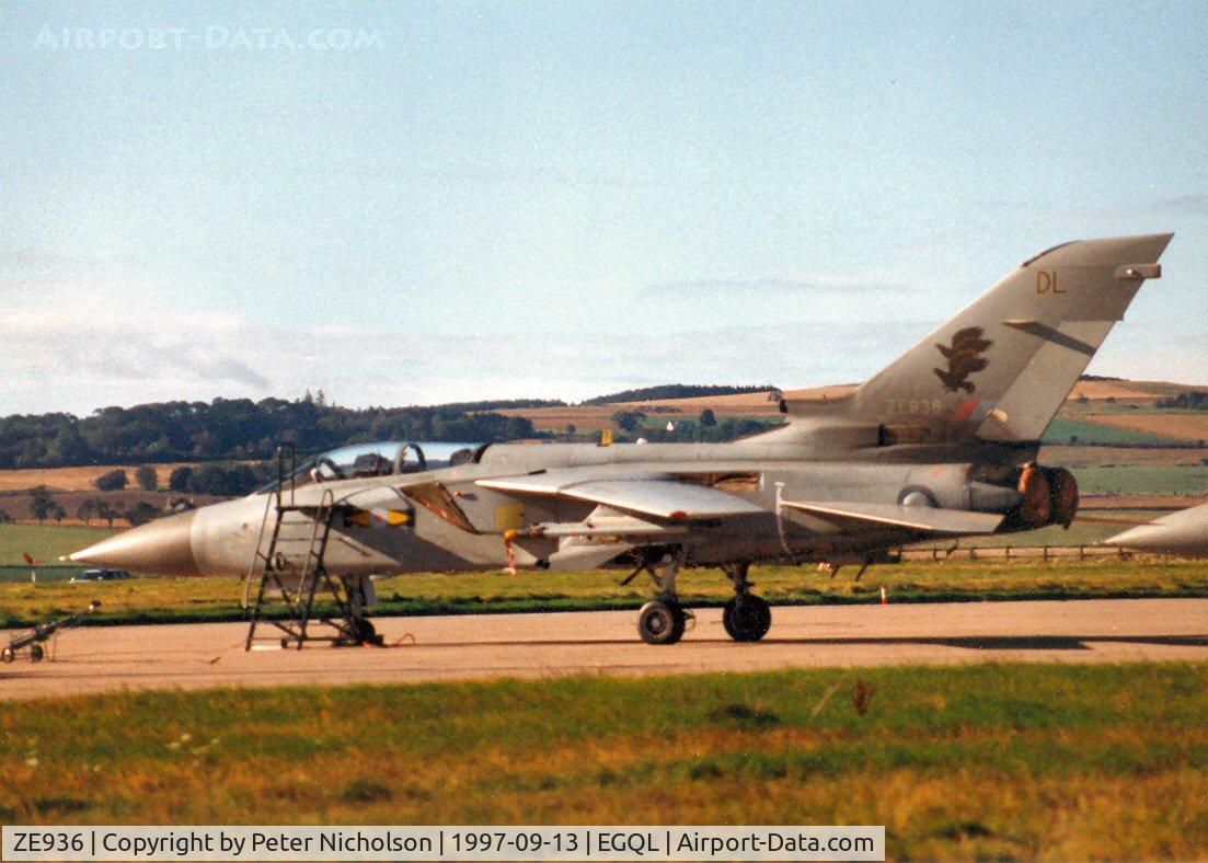 ZE936, 1989 Panavia Tornado F.3 C/N AS106/781/3364, Tornado F.3 of 11 Squadron based at RAF Leeming on the flight-line at the 1997 RAF Leuchars Airshow.