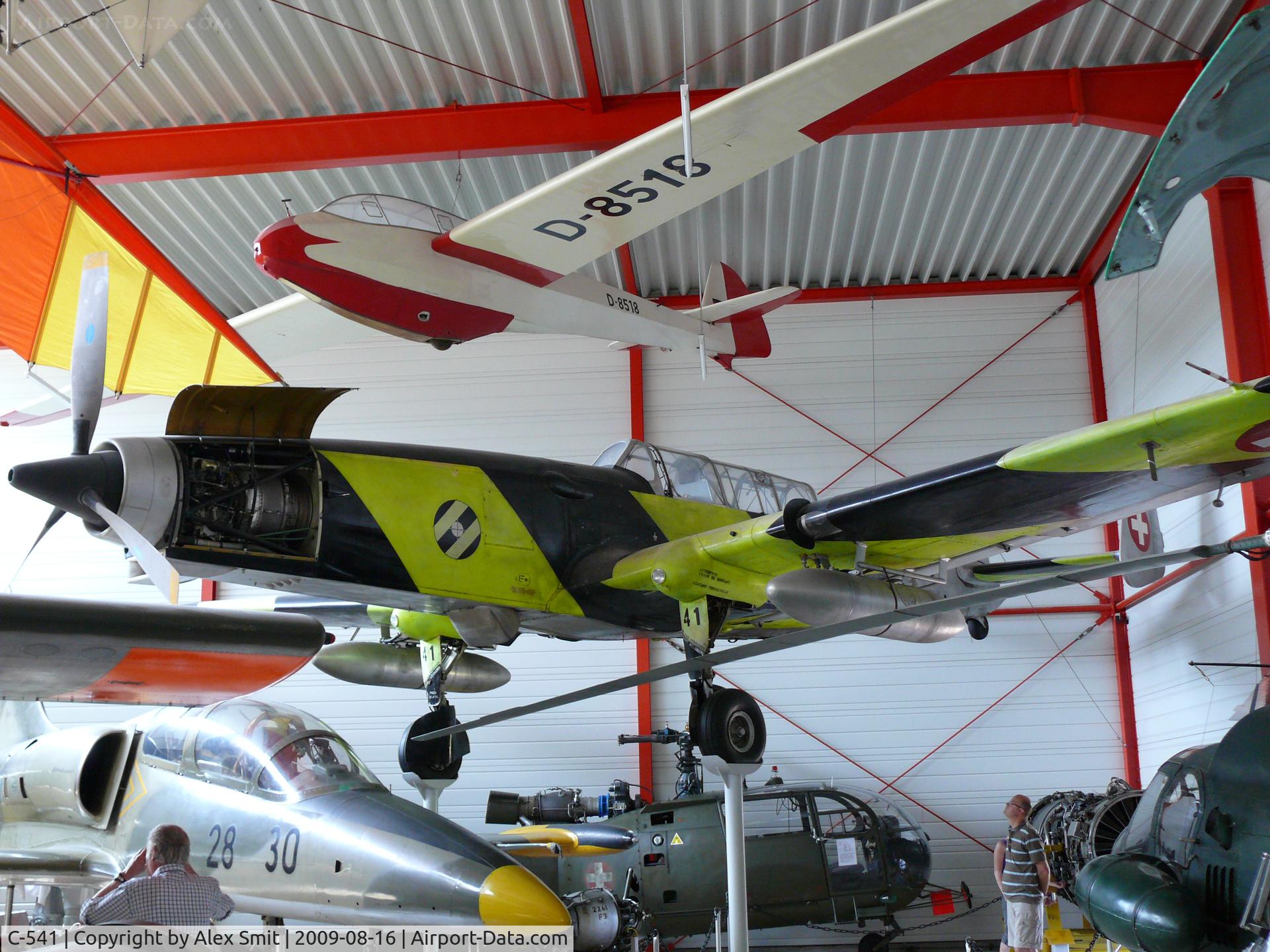 C-541, EKW C-3605 C/N 321, EKW C-3605 Schlepp C-541 Swiss Air Force in the Hermerskeil Museum Flugausstellung Junior