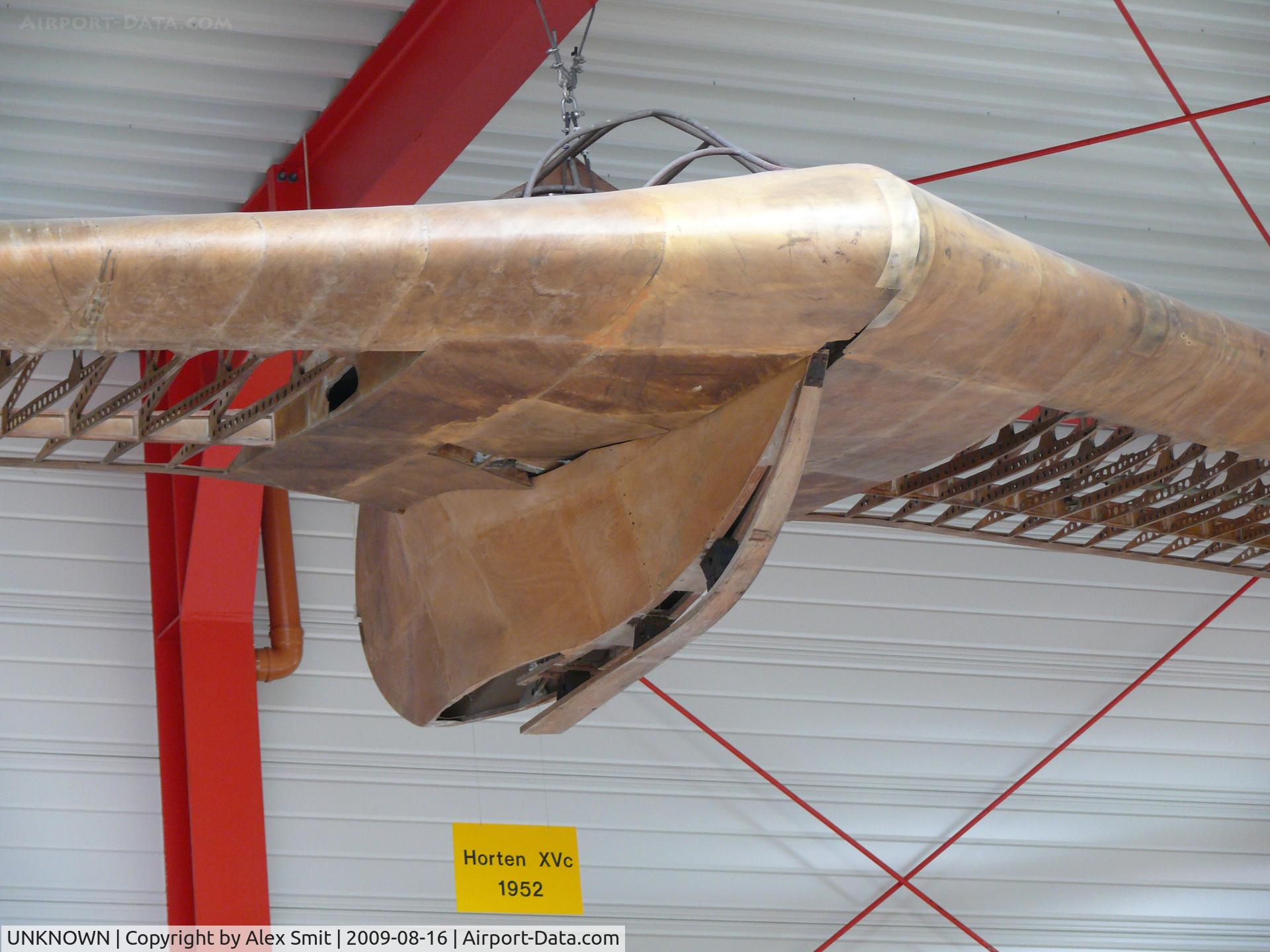UNKNOWN, 1952 Horten XVc C/N unknown, Horten XVC glider in the Hermerskeil Museum Flugausstellung Junior
