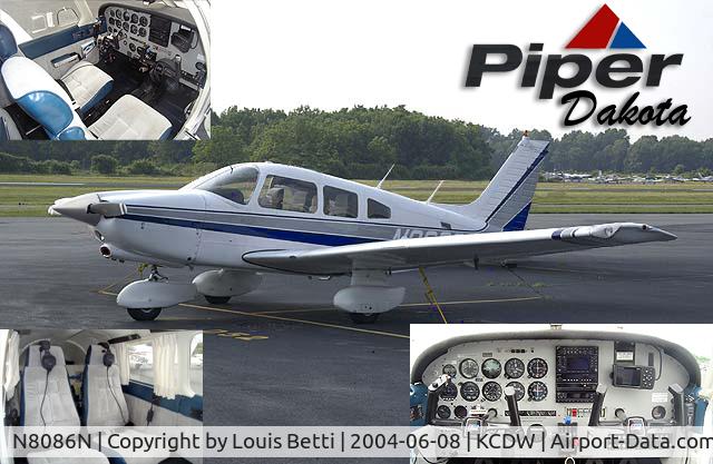 N8086N, 1979 Piper PA-28-236 Dakota C/N 28-8011052, N8086N with custom metal panel & Garmin avionics