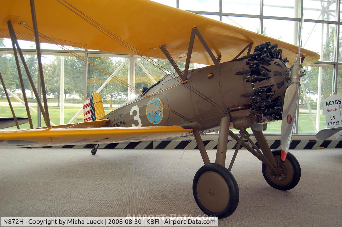 N872H, 1929 Boeing 100 C/N 1143, At the Museum of Flight