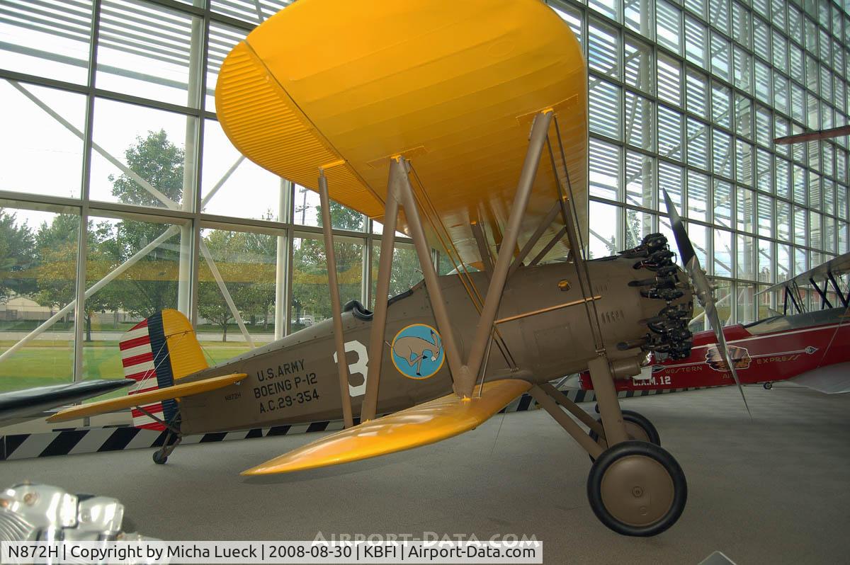 N872H, 1929 Boeing 100 C/N 1143, At the Museum of Flight
