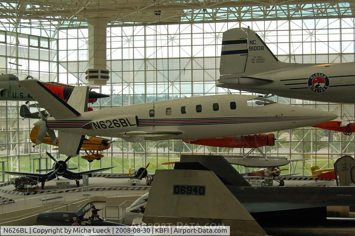 N626BL, 1980 Lear Fan Limited LF 2100 C/N E001, At the Museum of Flight
