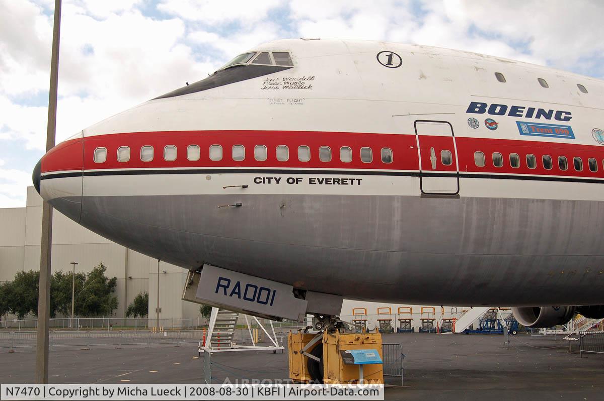 N7470, 1969 Boeing 747-121 C/N 20235, At the Museum of Flight