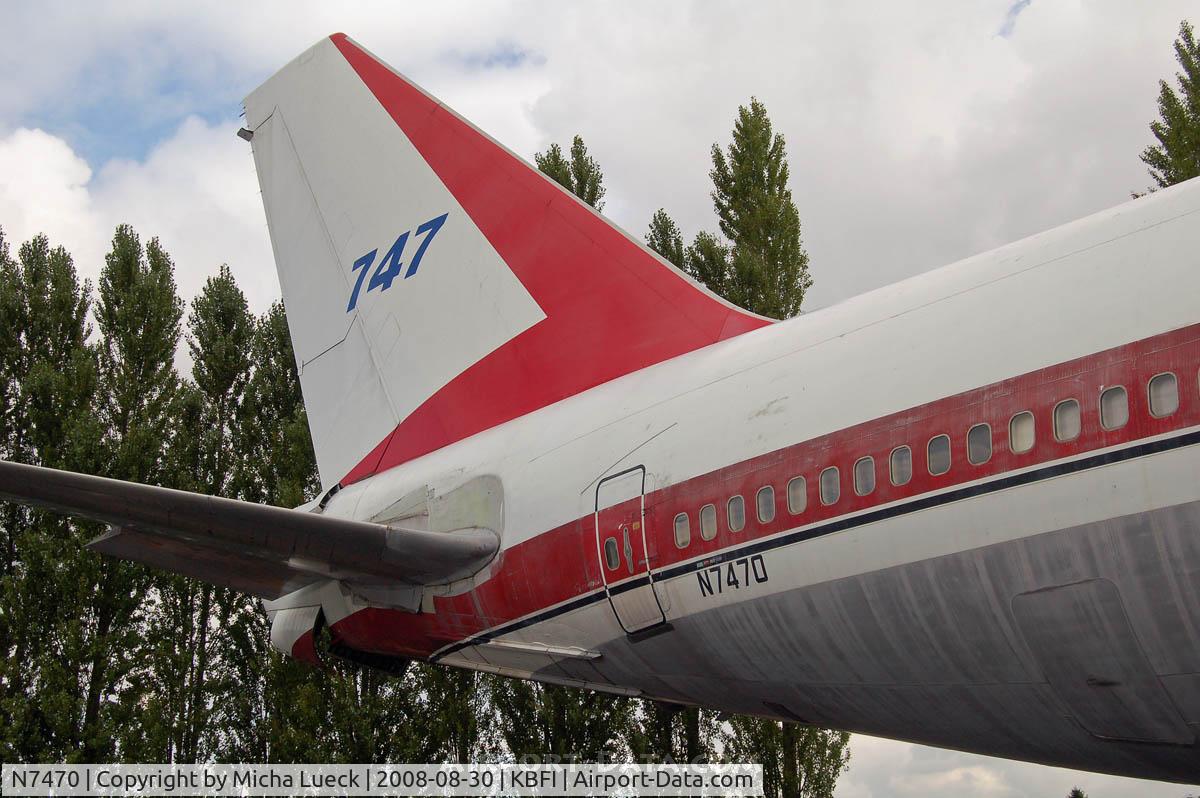 N7470, 1969 Boeing 747-121 C/N 20235, At the Museum of Flight