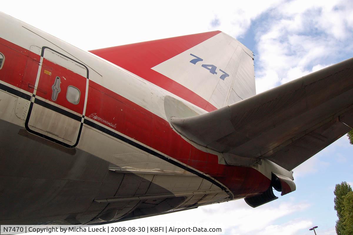 N7470, 1969 Boeing 747-121 C/N 20235, At the Museum of Flight