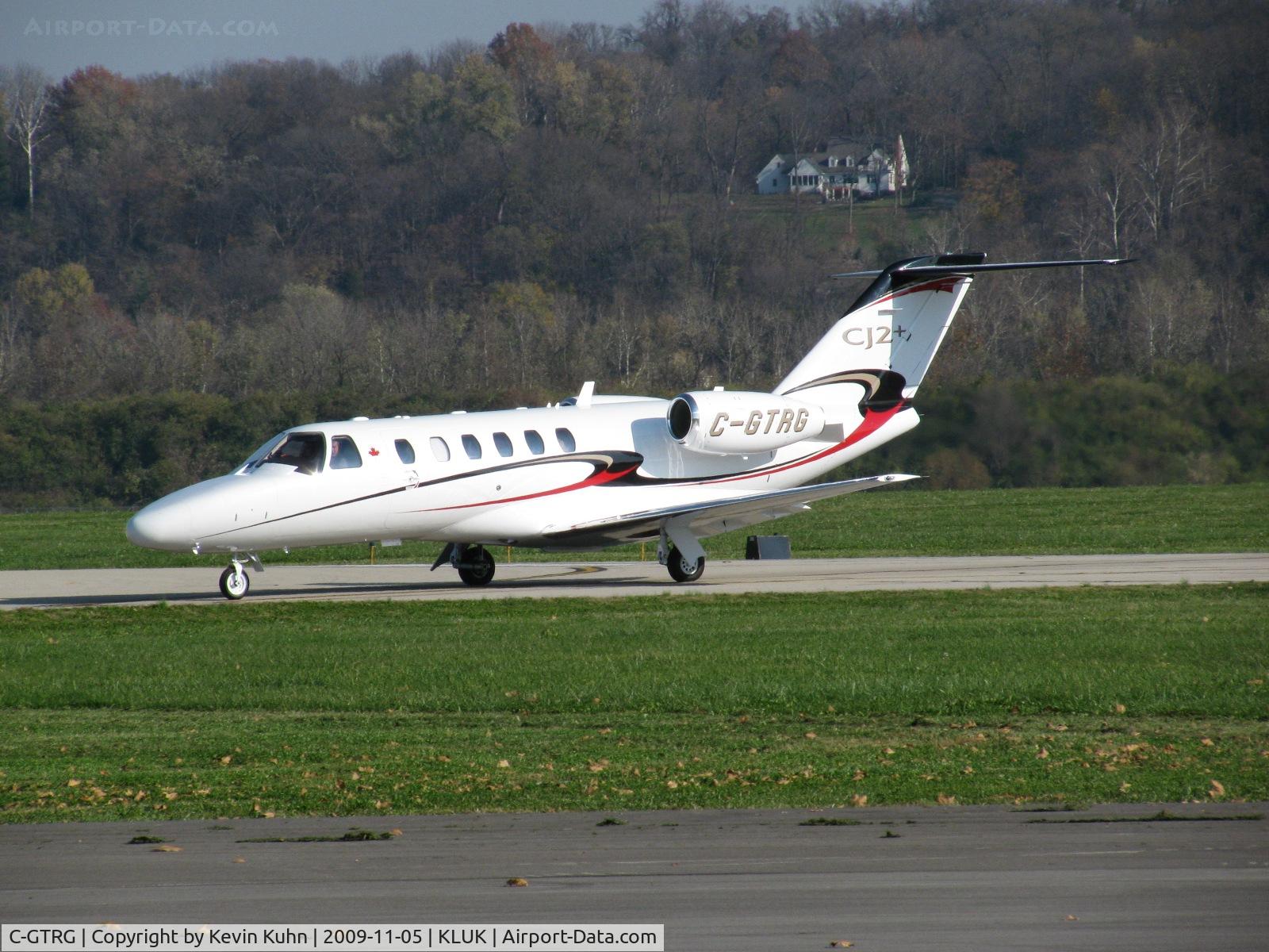 C-GTRG, 2007 Cessna 525 CitationJet CJ1+ C/N 525-0636, A foreign(ish) visitor